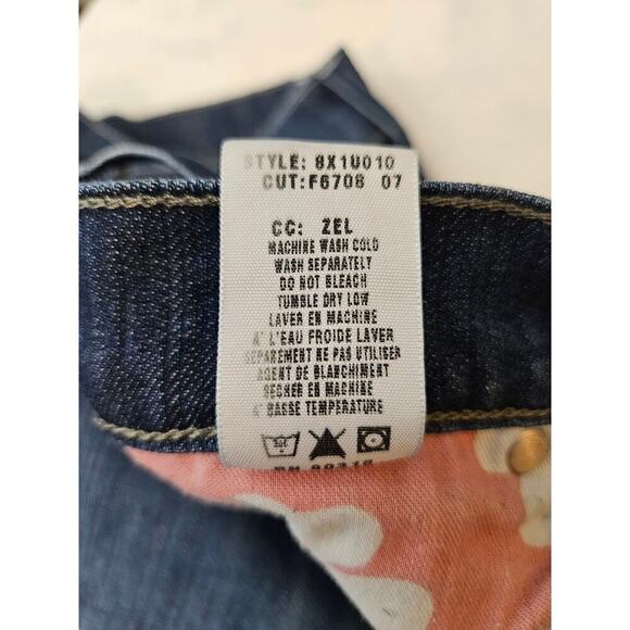 Lucky Brand Jeans Size 2 26/34 Women's Ladies Blue Sundown Flared Stretch Long - Picture 8 of 8